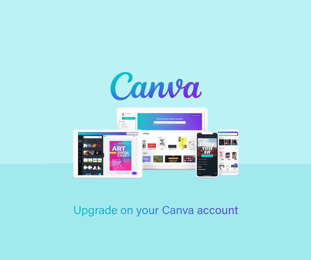 Nâng cấp tài Khoản Canva Pro